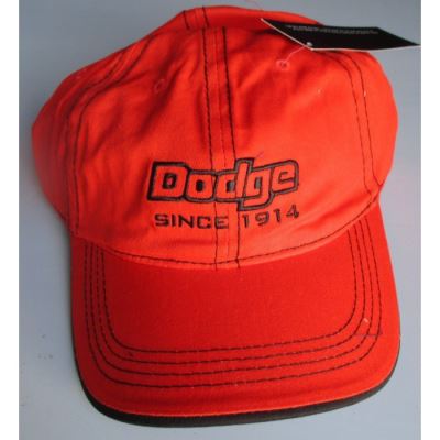 casquette dodge orange since 1914 homme feme adulte TU