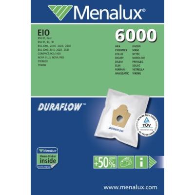 MENALUX - 6000 DURAFLOW - 5 SACS D'ASPIRATEUR