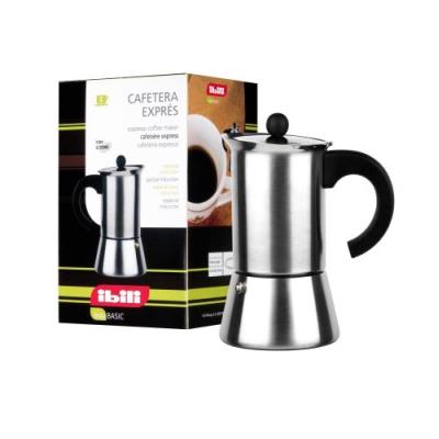 Ibili 611306 cafetière express indubasic 6 tasses inox 18/10