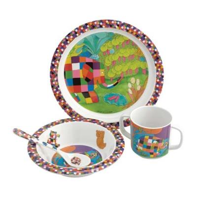 Petit Jour - Coffret cadeau 4 pièces elmer l'éléphant