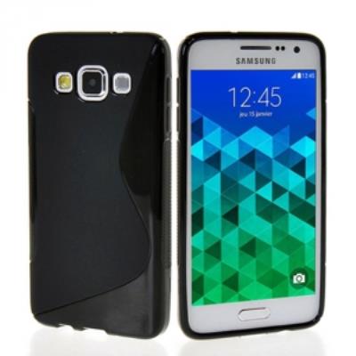 Coque Housse S-Line noire Samsung Galaxy Core Prime G360