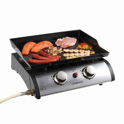 Plancha gaz 2 brûleurs noir be nomad doc150