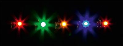 Faller - Modélisme accessoires de décor HO - Eclairage : 5 LED de couleur