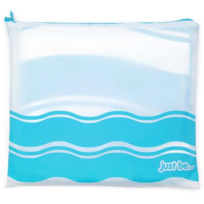 Serviette compacte en microfibre just be…- Très grande - Bleu