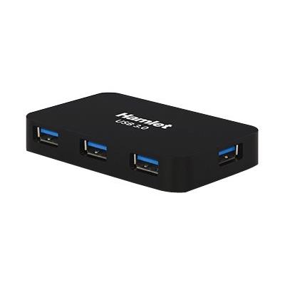 Hamlet XHUB430BKPW - hub - 4 poorten