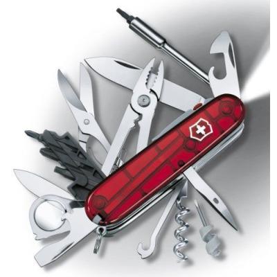 Victorinox - Huntsman Lite - Couteau d'Officier - Rouge Transparent