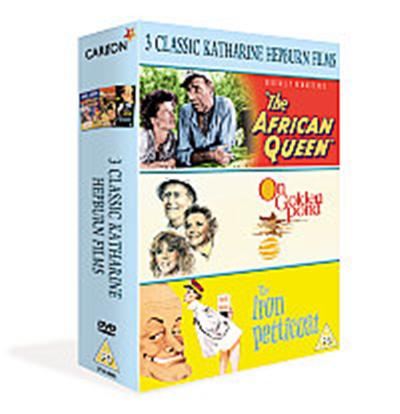 3 Classic Katherine Hepburn Films - The African Queen / On Golden Pond / Iron Petticoat
