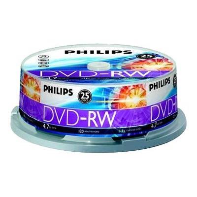 Philips DN4S4B25F - DVD-RW x 25 - 4.7 GB - opslagmedia