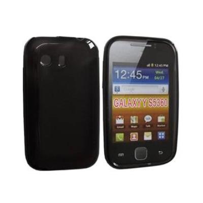 Housse Softygel noire glossy pour Samsung Galaxy Y S5360