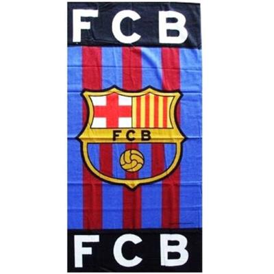 Fc Barcelone Serviette De Bain Fcb Barcelone Football