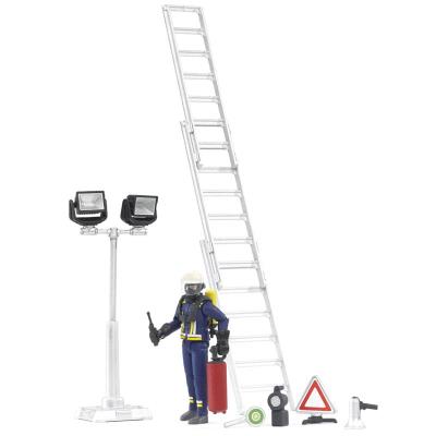 Bruder 62700 Set de figurine pompier avec accessoires