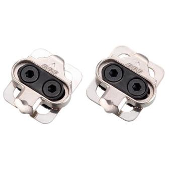 Bbb click&go bpd-01 cales de pédale argent 4° - 1