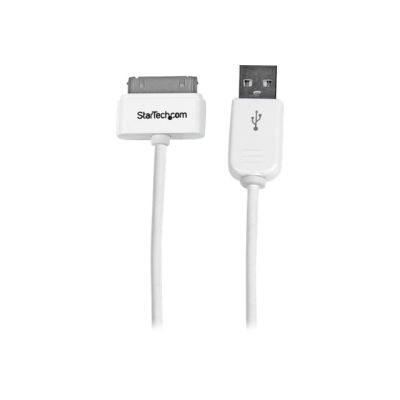 StarTech.com Apple 30-pin Dock Connector to USB Cable iPhone iPod iPad - adaptateur de recharge/données - 1 m