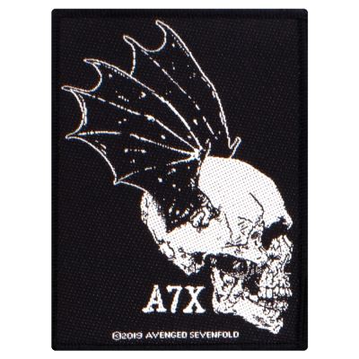 Avenged Sevenfold Patch Skull Profile 8 x 10 cm