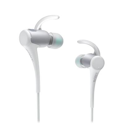 Sony sport mdr-as800btw ecouteurs intra-auriculaires avec bluetooth blanc