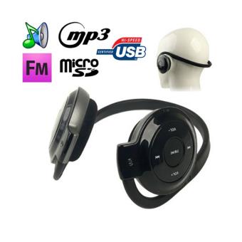Casque Sport Lecteur Audio Mp3 Sans Fil Radio Fm Running Micro Sd