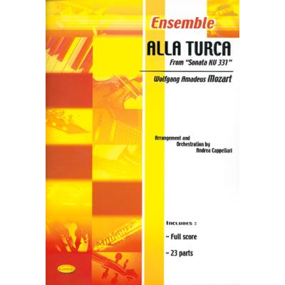 Partitions classique CARISCH MOZART W.A. - ALLA TURCA - CONDUCTEUR Grand format