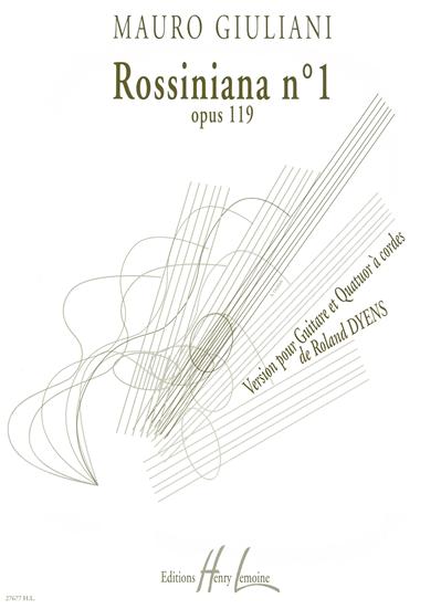 ROSSINIANA N°1 D'APRES MAURO GIULIANI