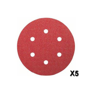 Bosch 2608605085 Disque Abrasif 5 Pièces 150 Mm Grain 40