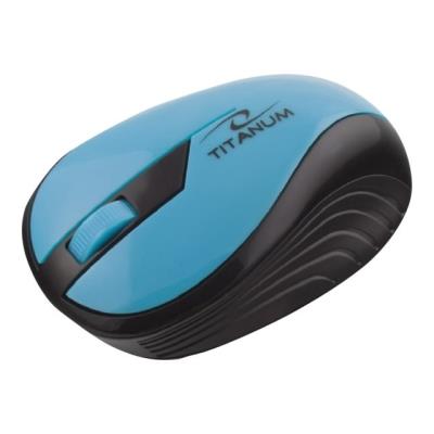 Titanum Rainbow 3D - muis - 2.4 GHz - turquoise
