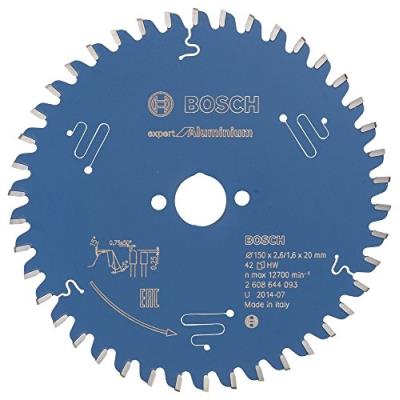 Bosch 2608644093 Lame De Scie Circulaire Expert For Aluminium 150 X 20 X 2,6 Mm 42