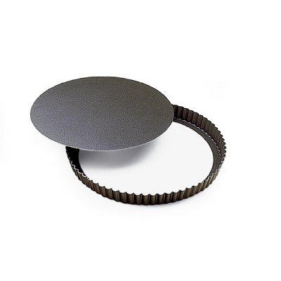 Moule métal anti-adhérent - Tourtière ronde fond mobile 20 cm