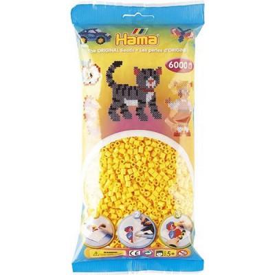 Hama - Sachet de 6000 perles - Hama Midi : Jaune