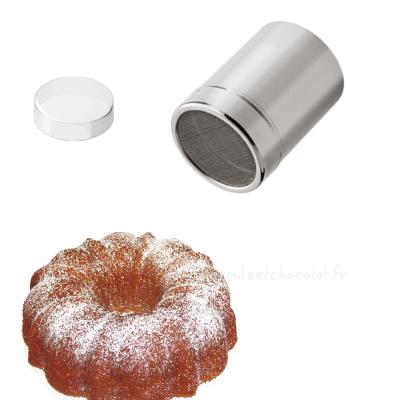 Outils de décoration pâtisserie Westmark Saupoudreuse de sucre glace avec couvercle de conservation - vue 2