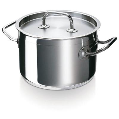 BEKALINE 12081244 GRANDE TABLE FAITOUT + COUVERCLE EN ACIER INOXYDABLE TOUS FEUX + INDUCTION 24 CM