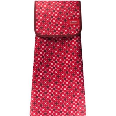 Les Artistes Paris Sac chariot gouttes fleur rouge