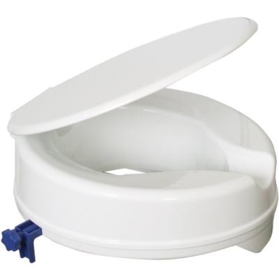 Réhausseur de cuvette de toilette 10cm avec couvercle