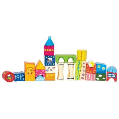 Hape preschool - 3602613 - jeu de construction - château en cube - 22 pièces ha-0418
