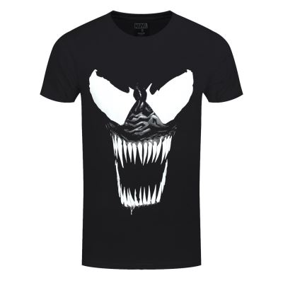 Marvel Comics T-Shirt Venom Bare Teeth Homme Noir