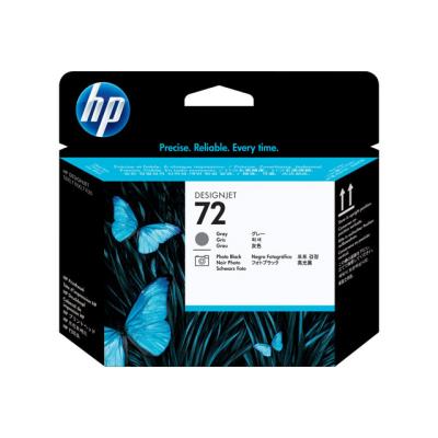 HP 72 - grijs, fotozwart - printkop