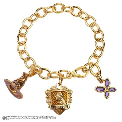 Harry Potter Lumos Poufsouffle Bracelet à breloques
