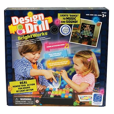 Learning resources - ei-4122 - design & drill - brightworks - kit d'activités lumineux