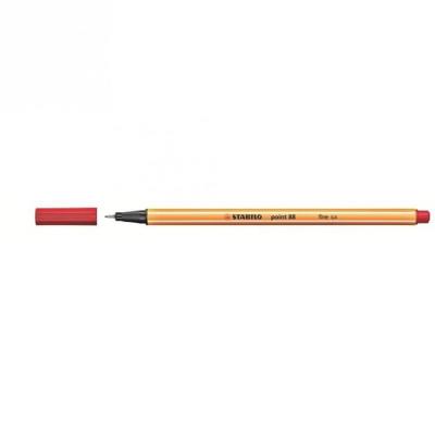 Stabilo 3 stylos feutre - point 88 - coloris rouge / bleu / noir