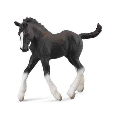 Figurine Cheval : Poulain Shire Horse noir Figurines Collecta