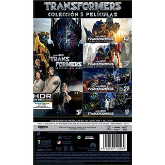 Transformers 1-5 (Blu Ray 4K Ultra HD) - Blu Ray - Achat