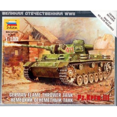 Zvezda - Maquette char : Panzer III Lance-flammes