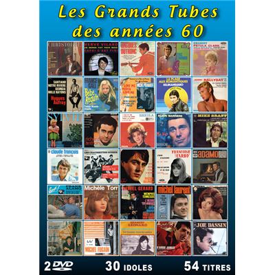 Les Grands Tubes des années 60 - 30 idoles - 54 titres - 2 DVD