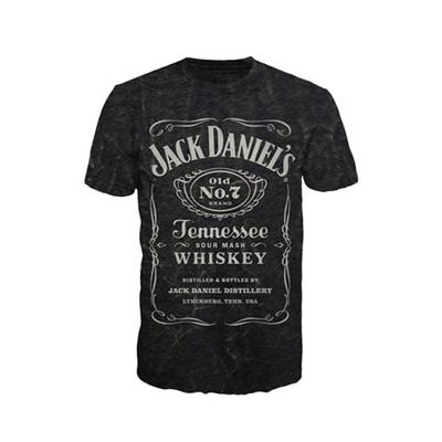 Jack Daniel's T-Shirt Black Acid Washed (S)