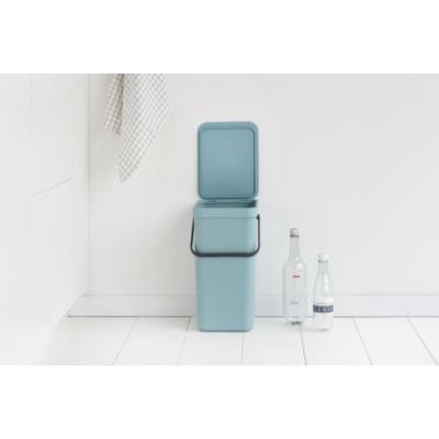 Poubelle BRABANTIA Waste Bin Sort & Go 16L Mint