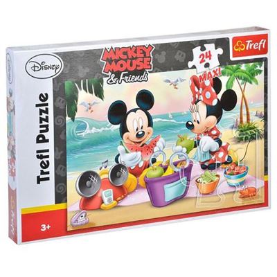Maxi Puzzle Mickey et Minnie 24 Pièces - Puzzle 3 ans et +