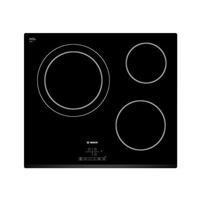 Bosch PKK631B17E vitrocéramique - 60 cm - noir - vitrocéramique - avec bord avant avec facettes