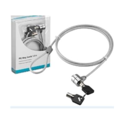 Pc notebook lock safety lock steel cable with lock 2 keys microconnect notebookl2