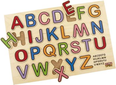 Encastrement Alphabet En Lettres Majuscules