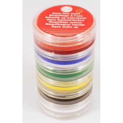 Tour de maquillage à l'eau 6 couleurs taille unique