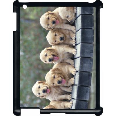 Coque pour apple ipad 3 chiots golden retriever