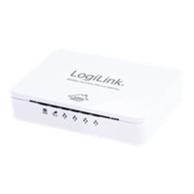 LogiLink NS0065 - Bridge - 4-poorts switch - HomePlug AV (HPAV)